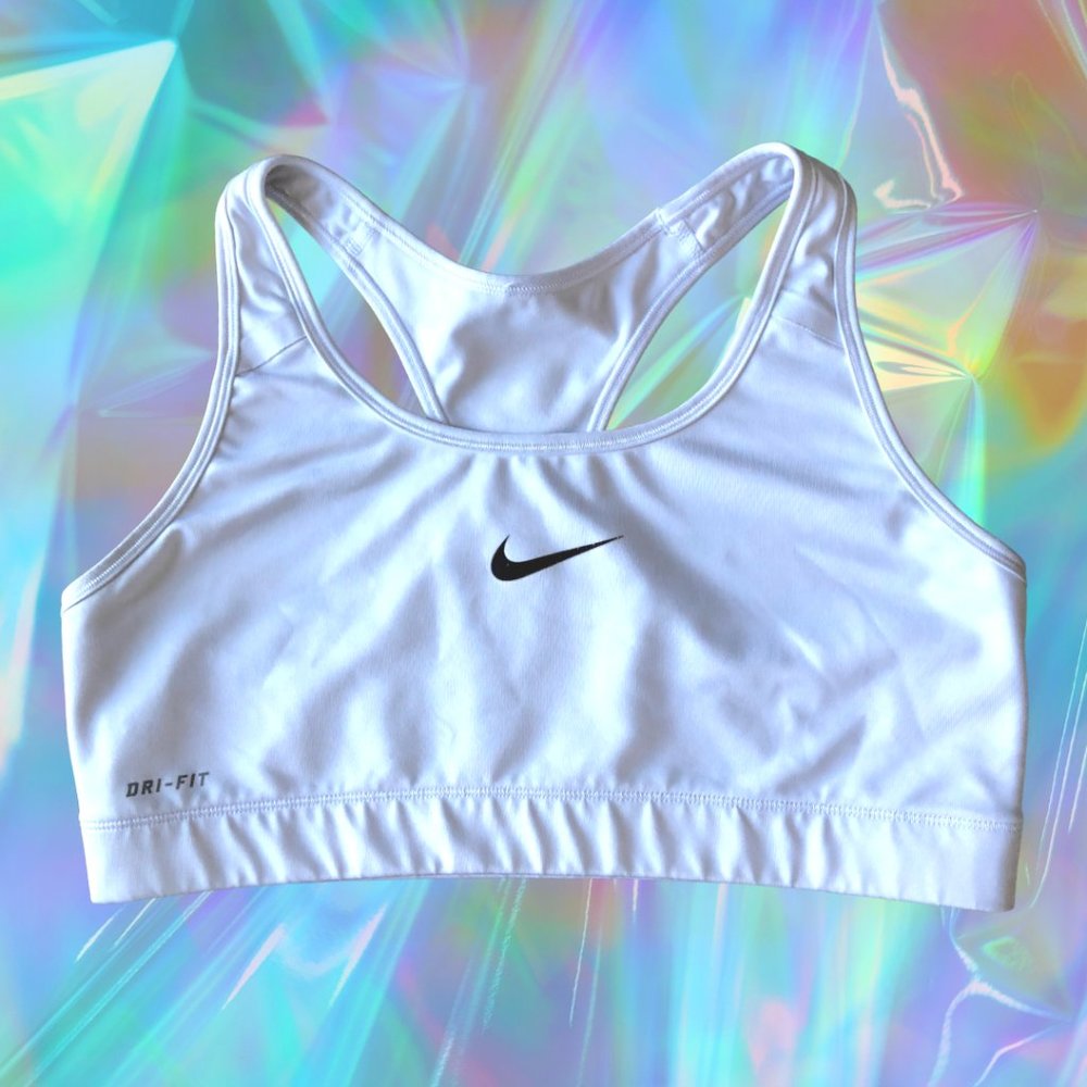 🔆5/$60🔆 Nike Pro Sport Bra White Women's Support